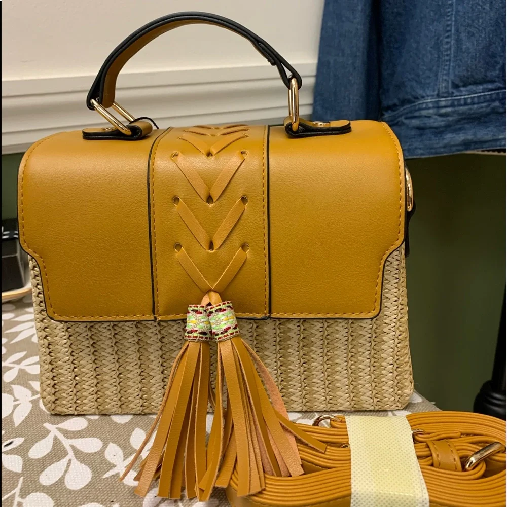 Chic Satchel/Crossbody by Bagamour - Picture 1 of 5
